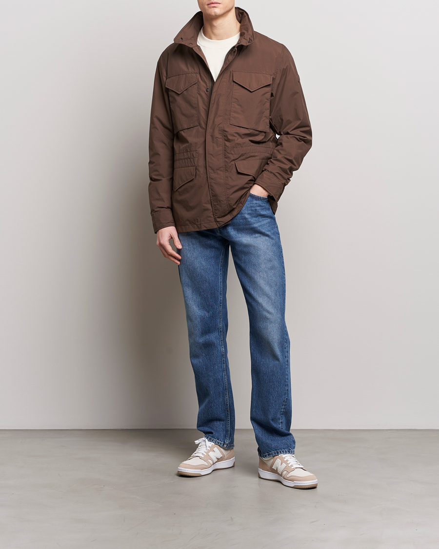 Homme | Manteaux Et Vestes | Save The Duck | Mako Water Repellent Nylon Field Jacket Soil Brown