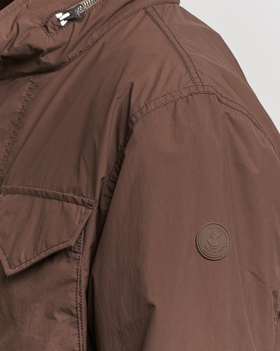 Homme | Manteaux Et Vestes | Save The Duck | Mako Water Repellent Nylon Field Jacket Soil Brown