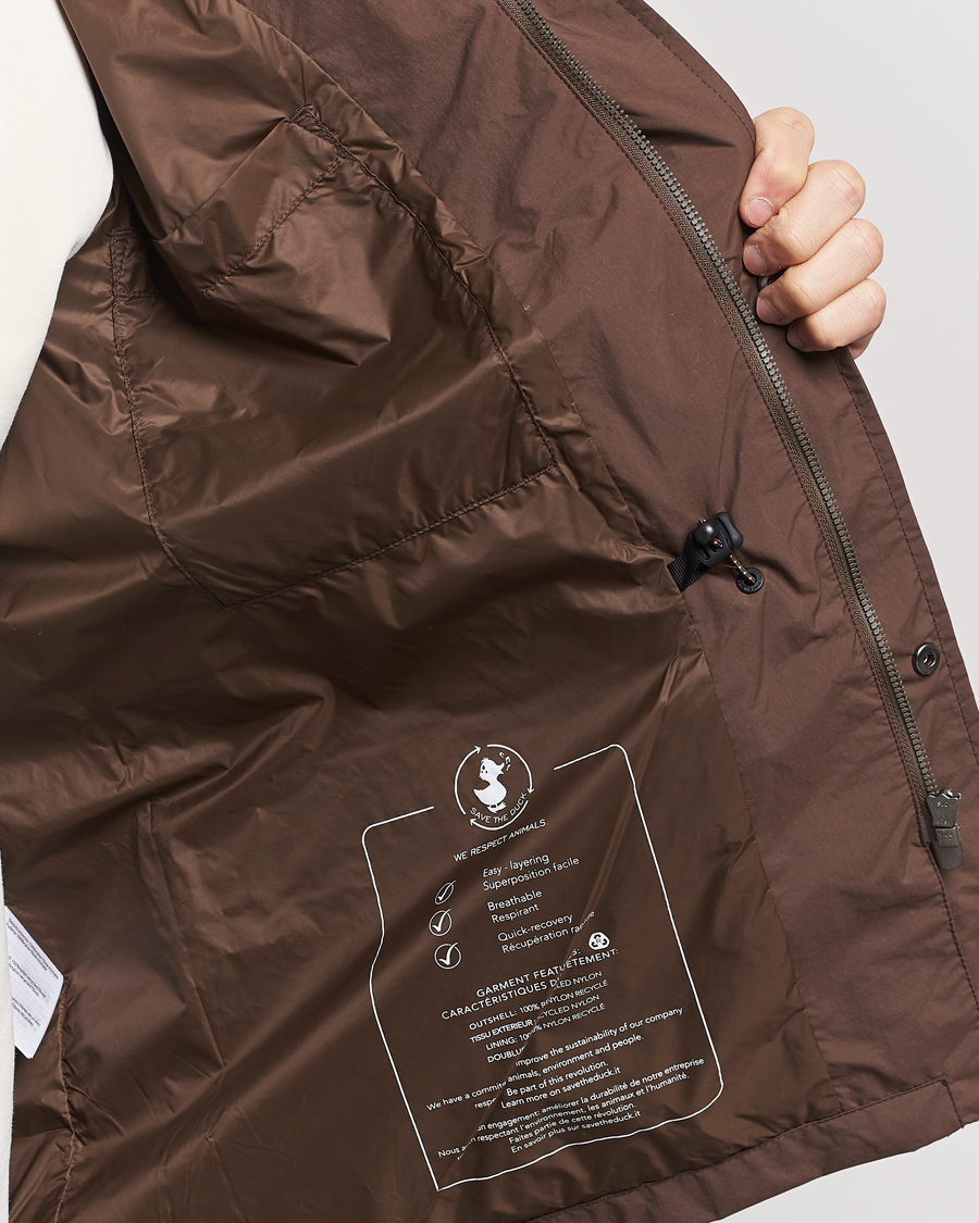 Homme | Manteaux Et Vestes | Save The Duck | Mako Water Repellent Nylon Field Jacket Soil Brown
