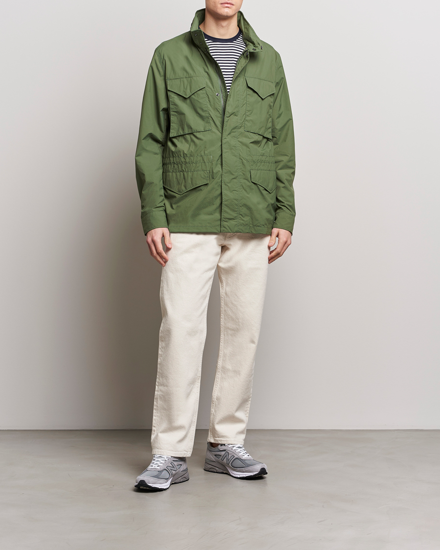 Homme | Manteaux Et Vestes | Save The Duck | Mako Water Repellent Nylon Field Jacket Dusty Olive