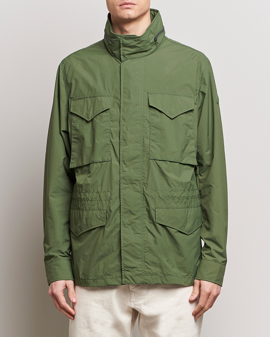 Homme |  | Save The Duck | Mako Water Repellent Nylon Field Jacket Dusty Olive