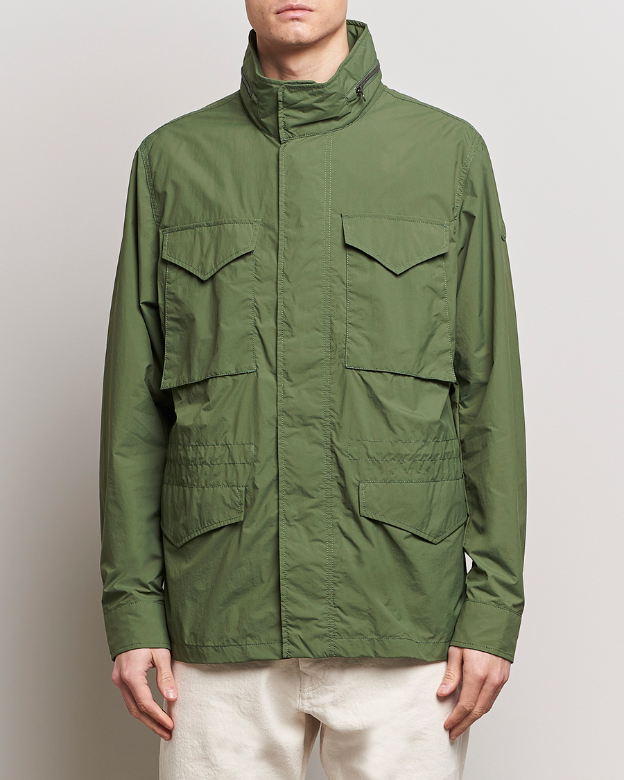Homme | Manteaux Et Vestes | Save The Duck | Mako Water Repellent Nylon Field Jacket Dusty Olive