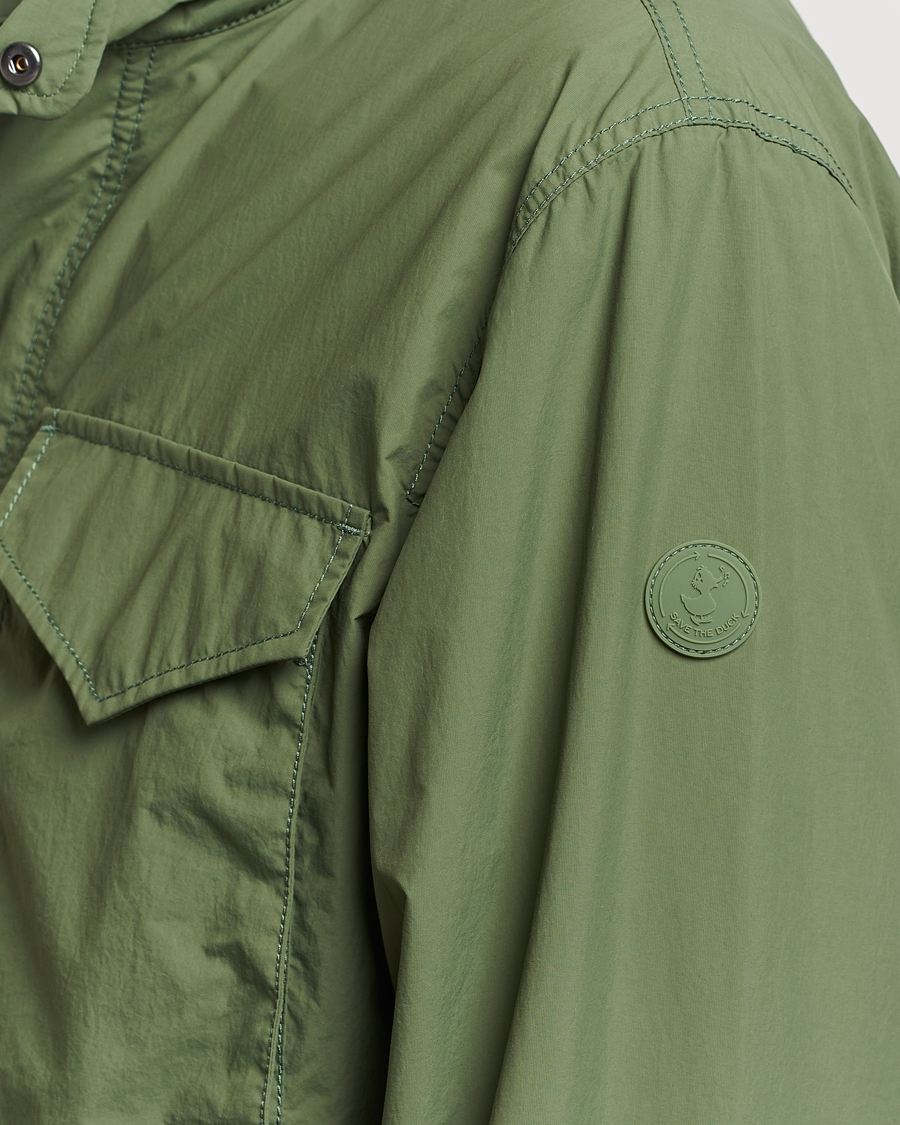 Homme | Manteaux Et Vestes | Save The Duck | Mako Water Repellent Nylon Field Jacket Dusty Olive
