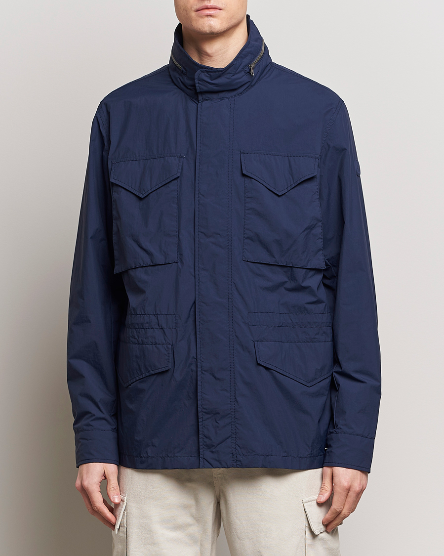 Homme | Soldes | Save The Duck | Mako Water Repellent Nylon Field Jacket Navy Blue