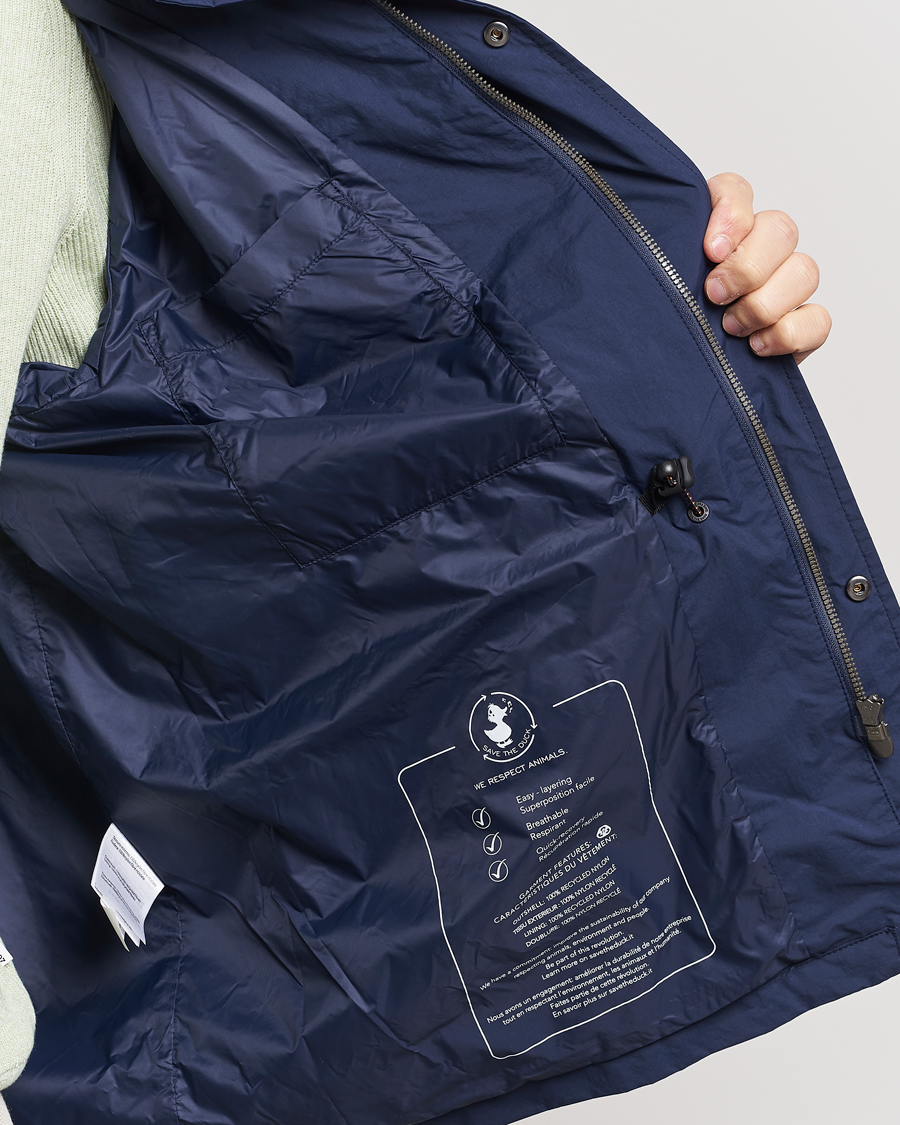 Homme | Manteaux Et Vestes | Save The Duck | Mako Water Repellent Nylon Field Jacket Navy Blue