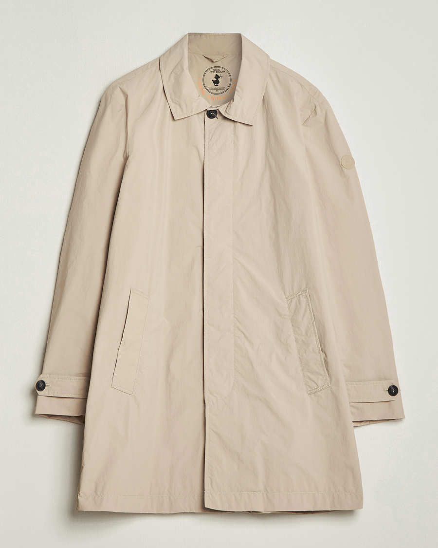 Homme | Manteaux Et Vestes | Save The Duck | Rhys Water Repellent Nylon Coat Stone Beige