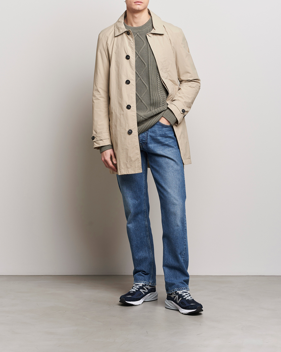 Homme | Manteaux Et Vestes | Save The Duck | Rhys Water Repellent Nylon Coat Stone Beige