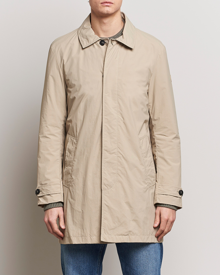 Homme | Manteaux Et Vestes | Save The Duck | Rhys Water Repellent Nylon Coat Stone Beige