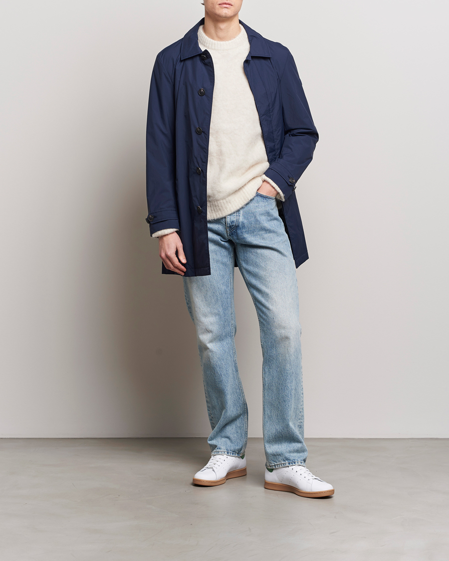 Homme | Manteaux Et Vestes | Save The Duck | Rhys Water Repellent Nylon Coat Navy Blue