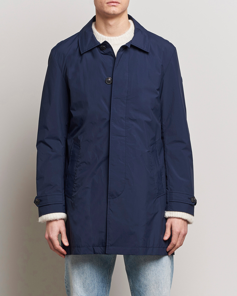 Homme | Manteaux Et Vestes | Save The Duck | Rhys Water Repellent Nylon Coat Navy Blue