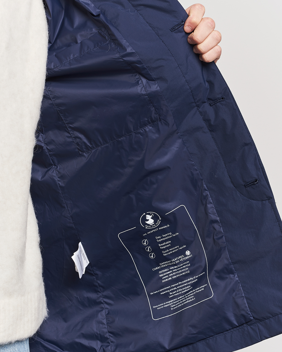 Homme | Manteaux Et Vestes | Save The Duck | Rhys Water Repellent Nylon Coat Navy Blue