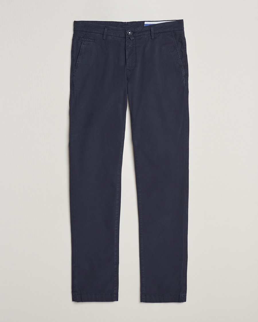 Homme | Pantalons | Jacob Cohën | Bobby Cotton Gabardine Chinos Navy
