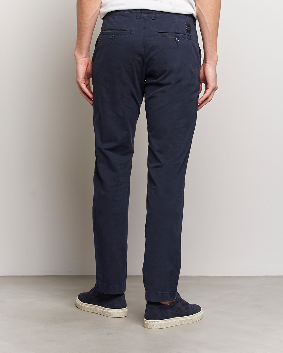 Homme | Pantalons | Jacob Cohën | Bobby Cotton Gabardine Chinos Navy