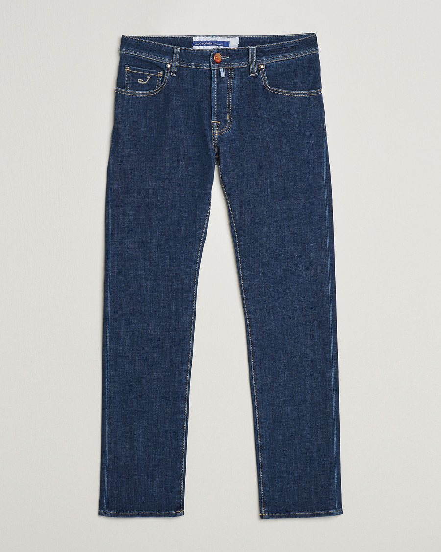 Homme | Jeans | Jacob Cohën | Nick Slim Fit Dual Stretch Jeans Dark Blue