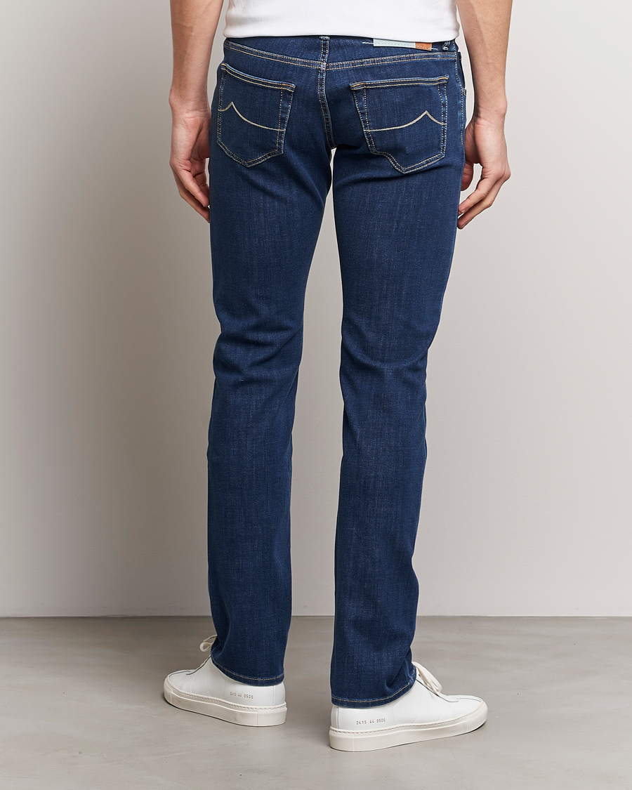 Homme | Jeans | Jacob Cohën | Nick Slim Fit Dual Stretch Jeans Dark Blue