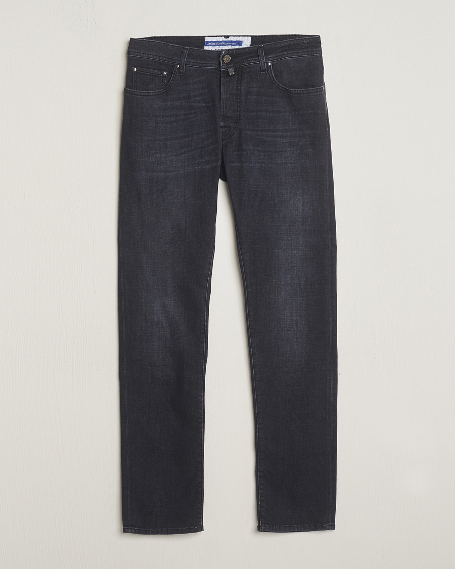 Homme | Jeans | Jacob Cohën | Bard Slim Fit Stretch Jeans Grey Black