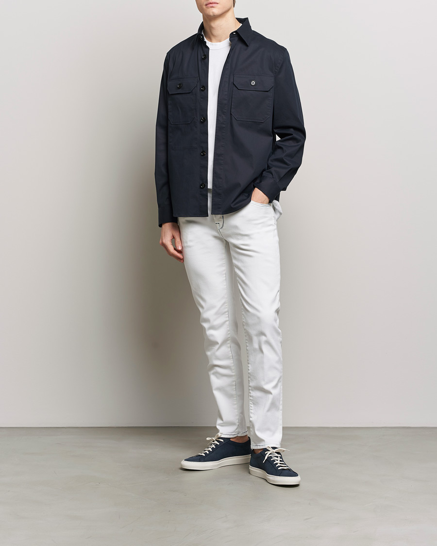 Homme | Jeans | Jacob Cohën | Scott Portofino Slim Fit Stretch Jeans White