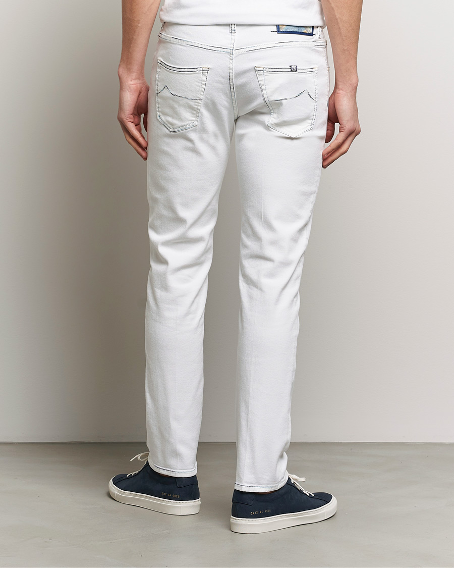 Homme | Jeans | Jacob Cohën | Scott Portofino Slim Fit Stretch Jeans White
