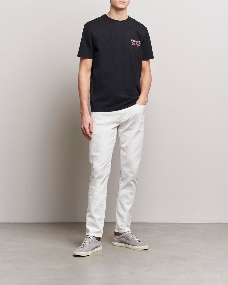 Homme | T-shirts | FRAME | LA Logo T-Shirt Black