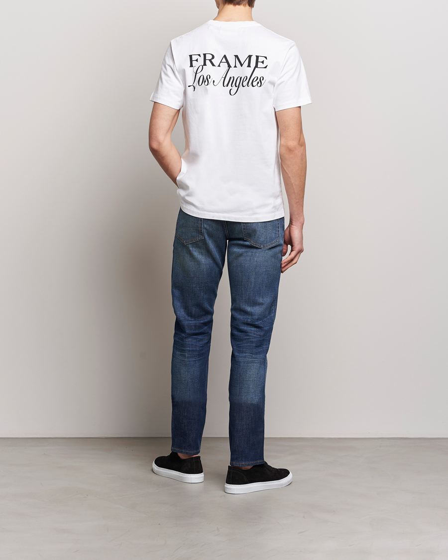 Homme | T-shirts | FRAME | LA Logo T-Shirt White