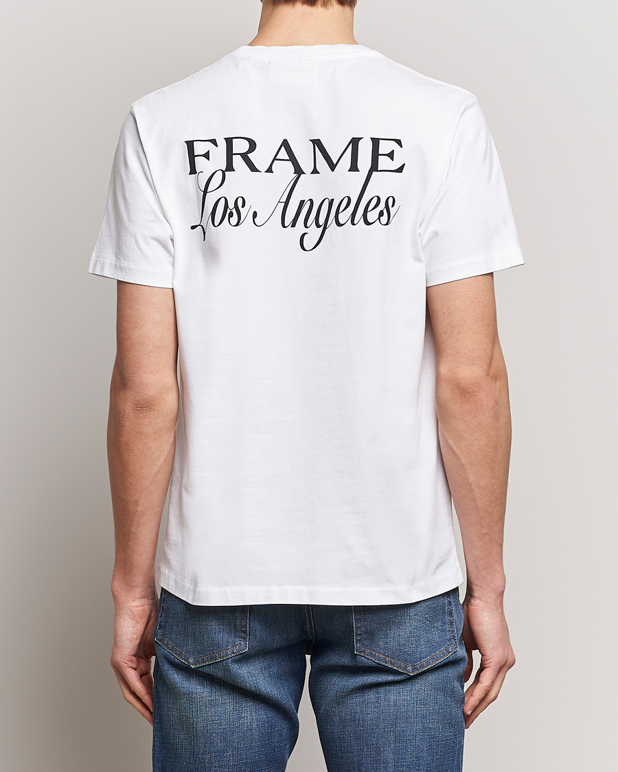 Homme | T-shirts | FRAME | LA Logo T-Shirt White