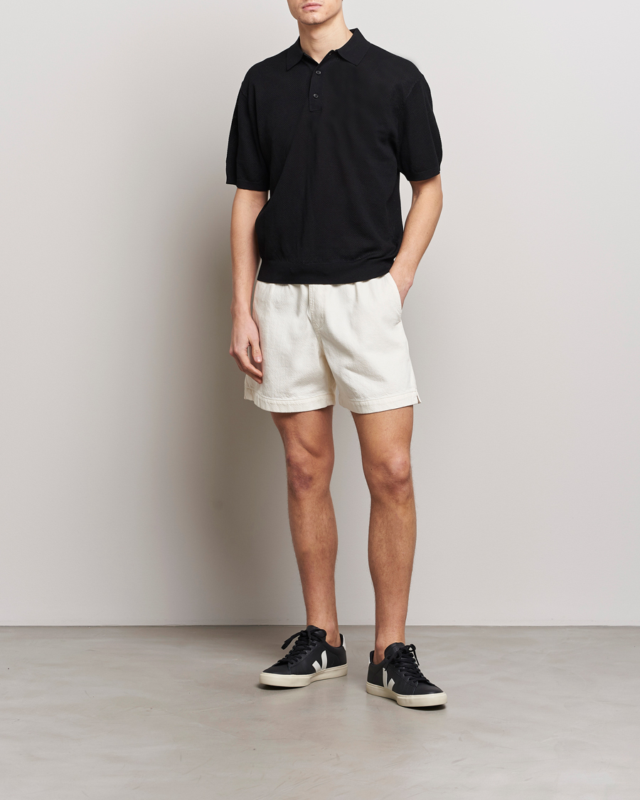 Homme | Shorts | FRAME | Textured Terry Shorts Off White