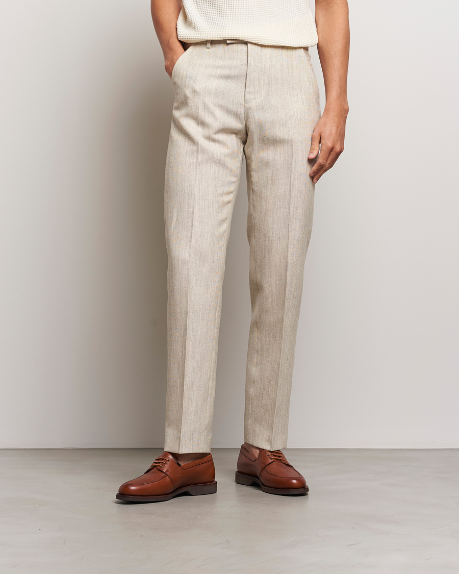 Homme | Crockett & Jones Falmouth Deck Shoes Tan Wax Calf | Crockett & Jones | Falmouth Deck Shoes Tan Wax Calf