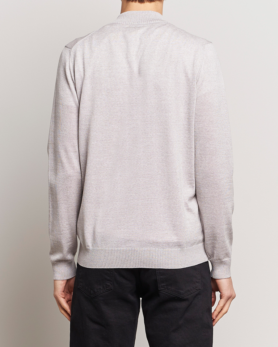 Homme | Pulls Et Tricots | Stenströms | Merino Wool Full Zip Beige