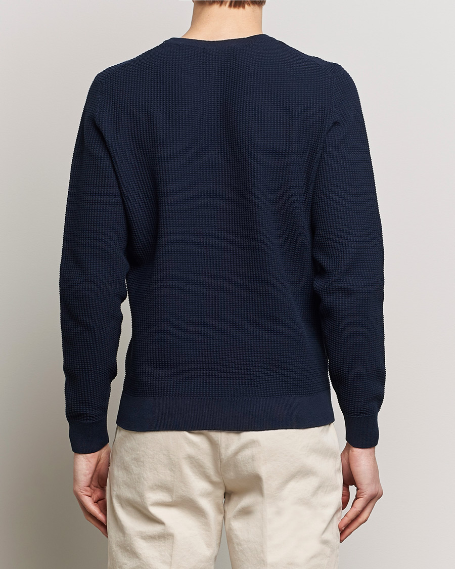 Homme | Pulls Et Tricots | Stenströms | Organic Cotton Crew Neck Navy