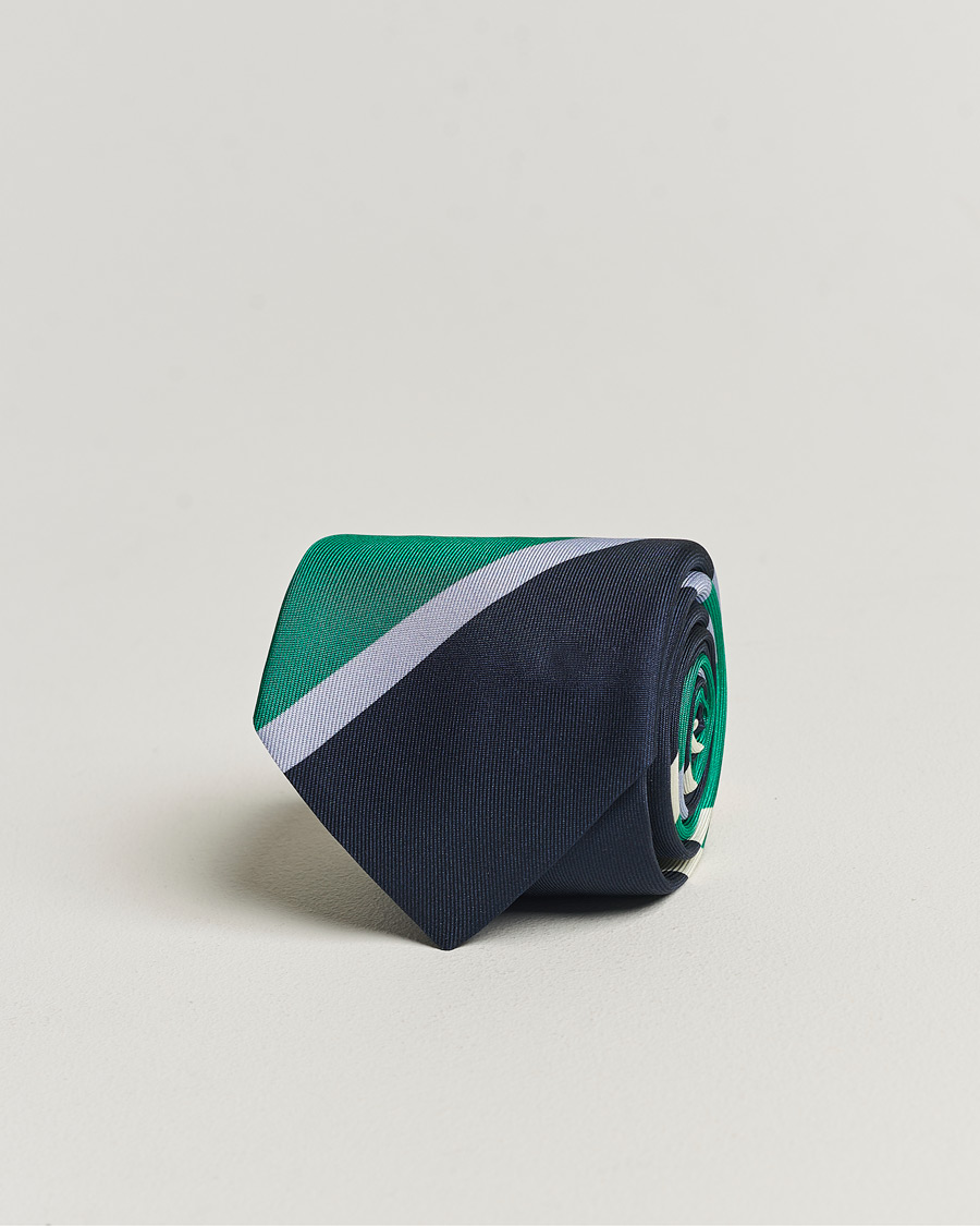 Homme | Stenströms Multi Striped Silk Tie Navy | Stenströms | Multi Striped Silk Tie Navy