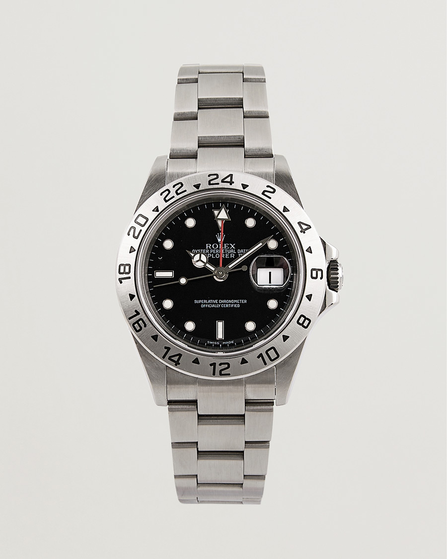 Homme | Rolex Pre-Owned Explorer II 16570 Black | Rolex Pre-Owned | Explorer II 16570 Black