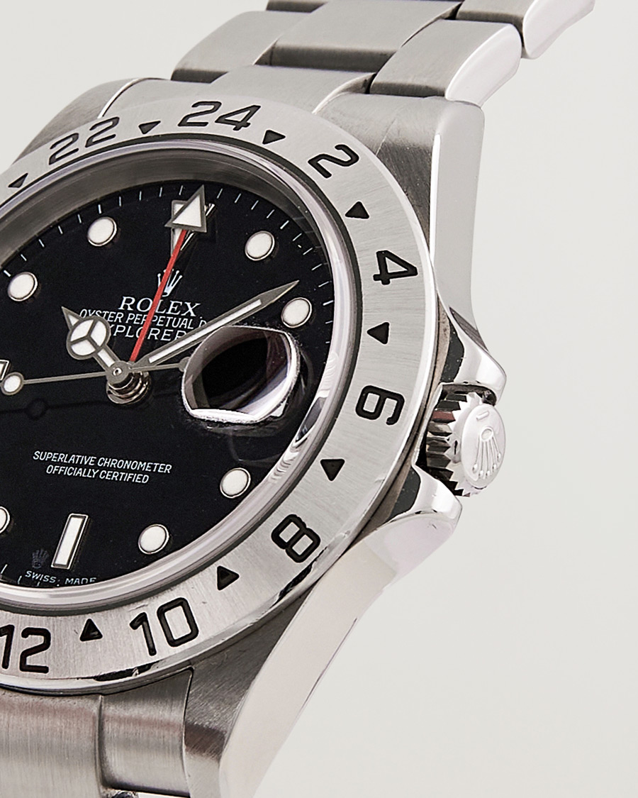 Homme | Rolex Pre-Owned Explorer II 16570 Black | Rolex Pre-Owned | Explorer II 16570 Black