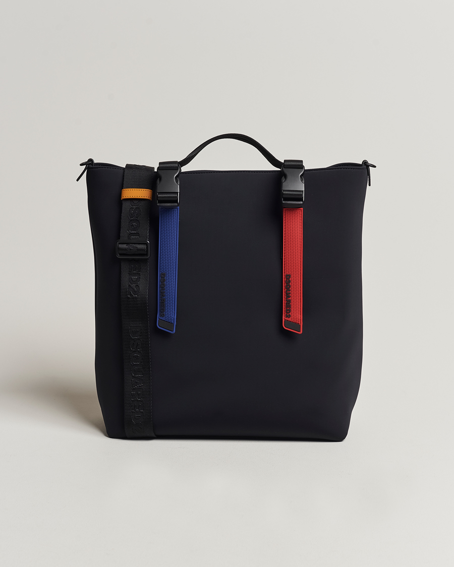 Homme | Dsquared2 Sport Tape Shopping Bag Black | Dsquared2 | Sport Tape Shopping Bag Black