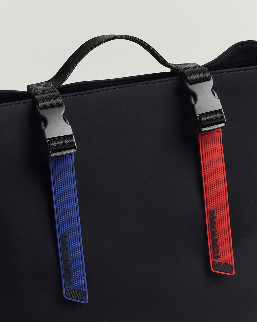 Homme | Dsquared2 Sport Tape Shopping Bag Black | Dsquared2 | Sport Tape Shopping Bag Black
