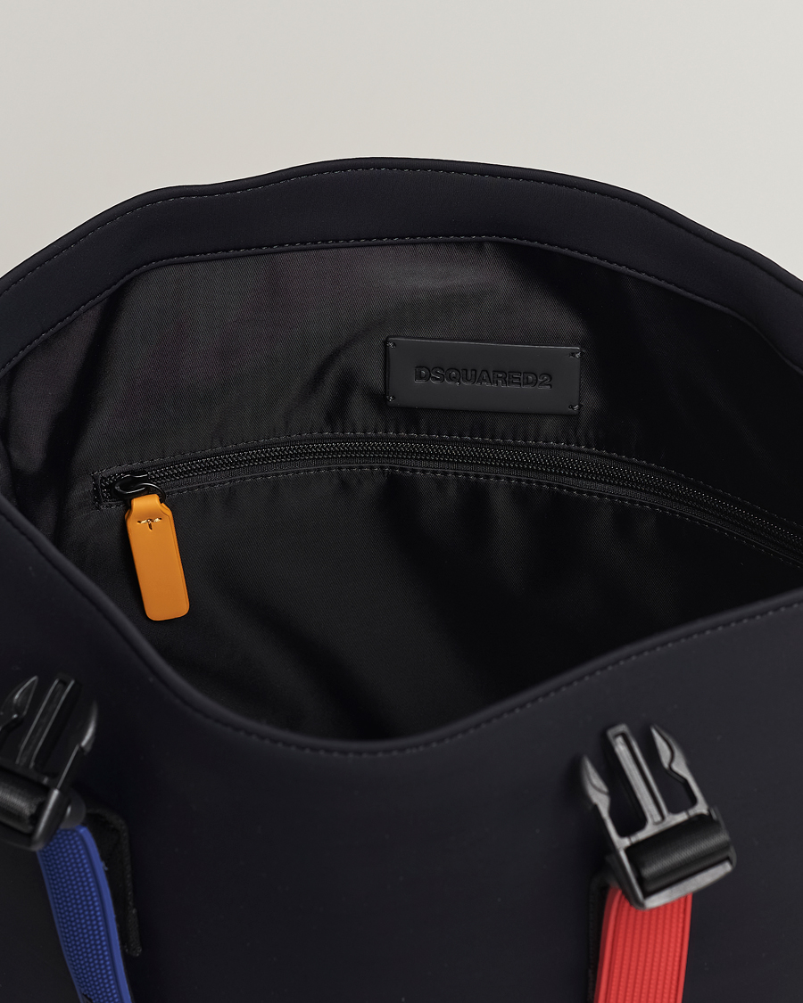 Homme | Dsquared2 Sport Tape Shopping Bag Black | Dsquared2 | Sport Tape Shopping Bag Black