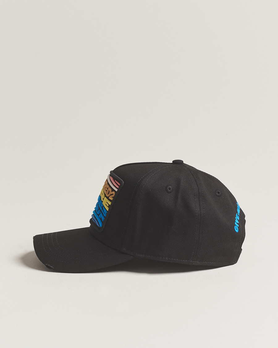 Homme | Dsquared2 Sun Baseball Cap Black | Dsquared2 | Sun Baseball Cap Black