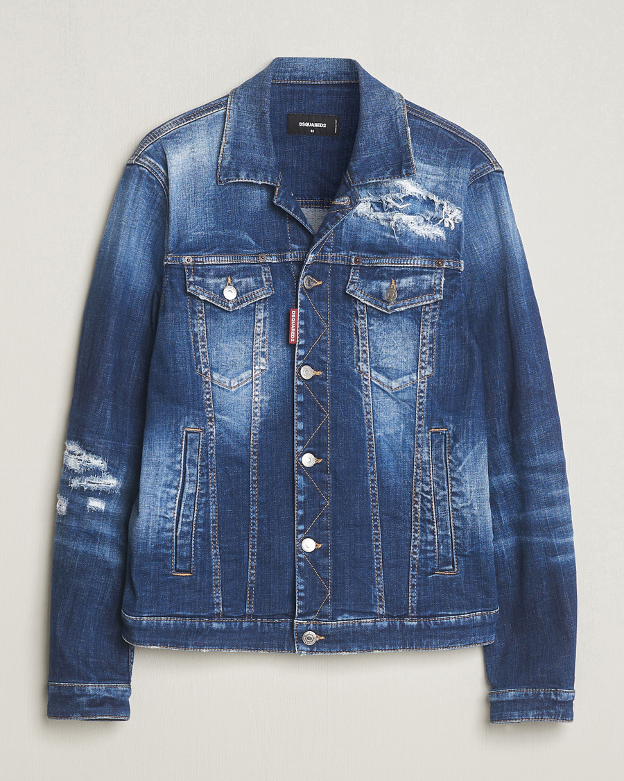 Homme | Manteaux Et Vestes | Dsquared2 | Dan Denim Jacket Blue