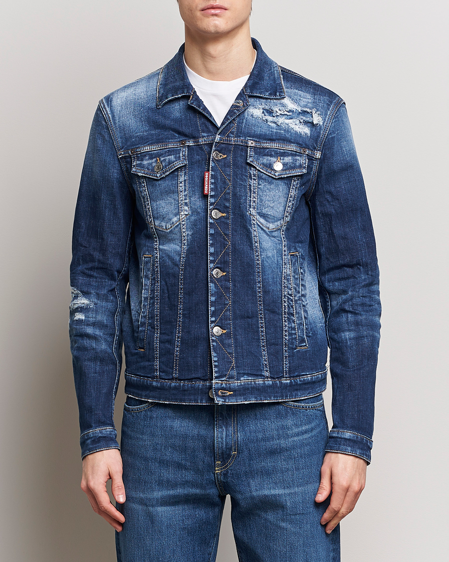 Homme | Manteaux Et Vestes | Dsquared2 | Dan Denim Jacket Blue