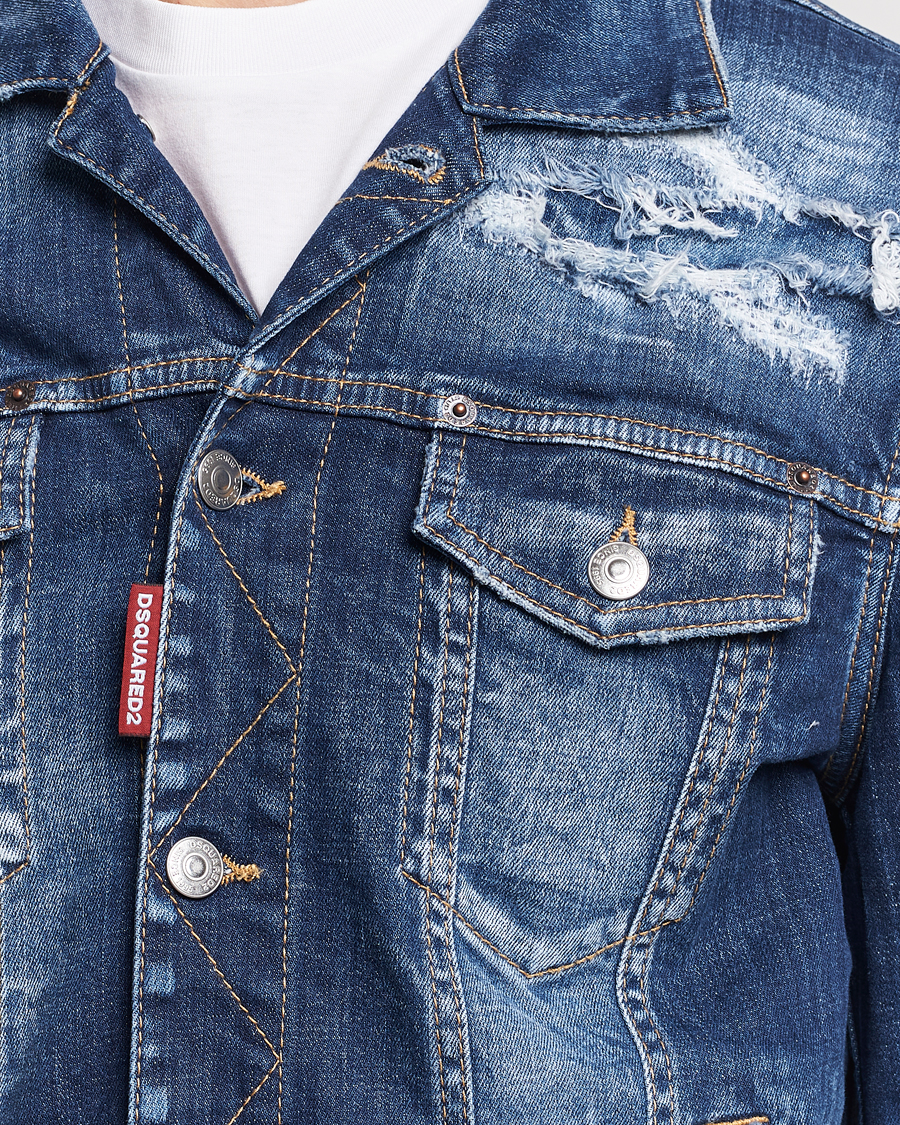 Homme | Manteaux Et Vestes | Dsquared2 | Dan Denim Jacket Blue