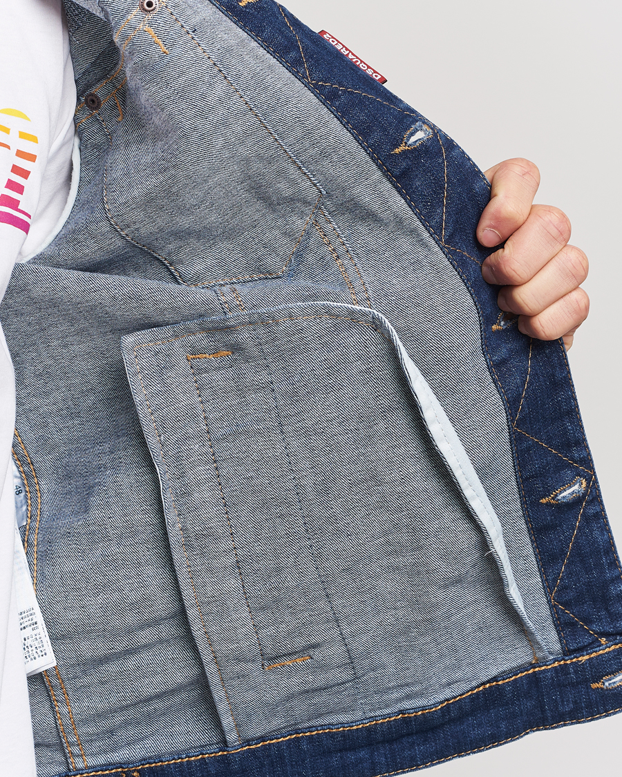 Homme | Manteaux Et Vestes | Dsquared2 | Dan Denim Jacket Blue