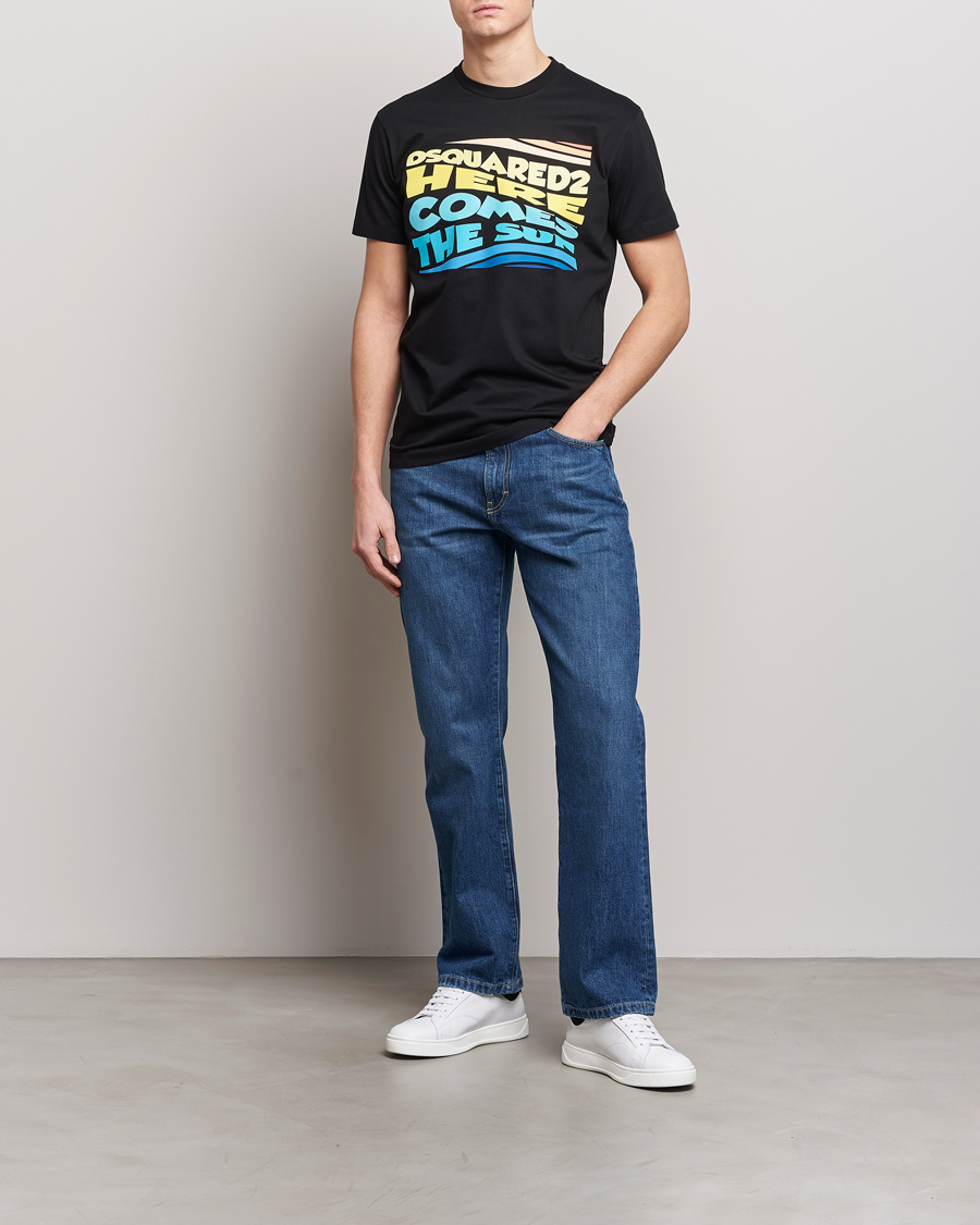 Homme | T-shirts | Dsquared2 | Cool Fit Crew Neck T-Shirt Black