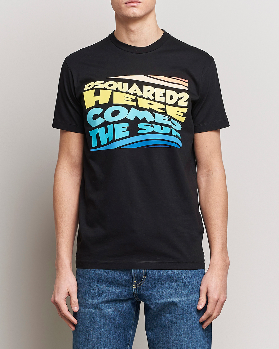 Homme | T-shirts | Dsquared2 | Cool Fit Crew Neck T-Shirt Black