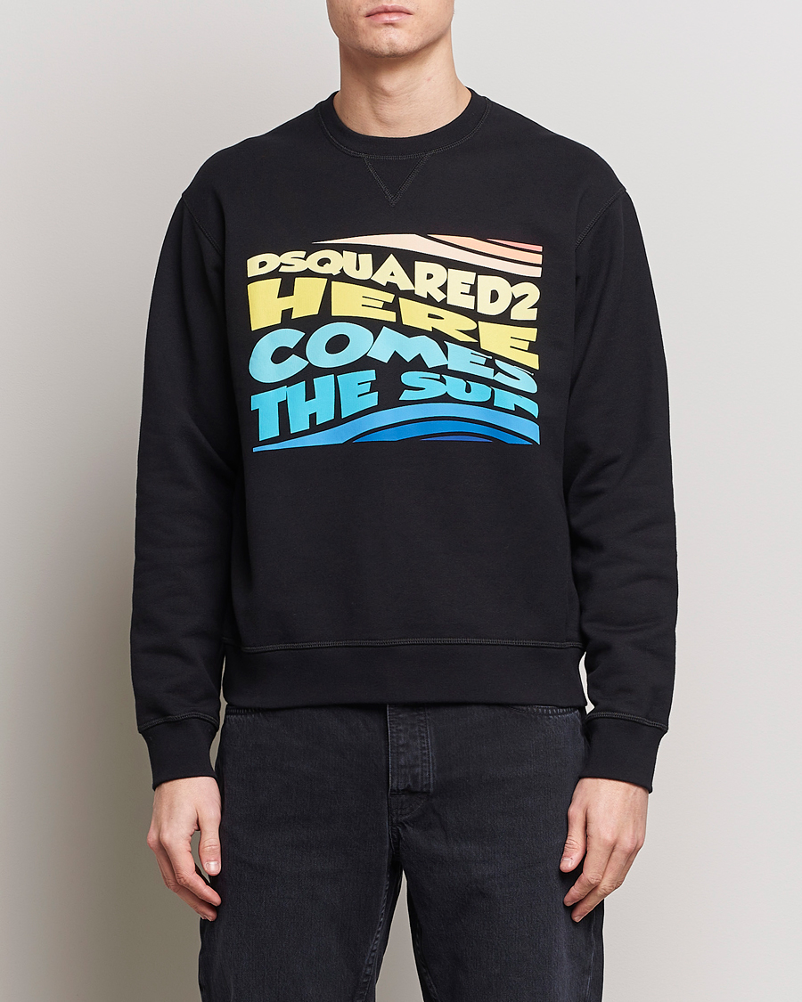 Homme | Vêtements | Dsquared2 | Cool Fit Crew Neck Sweatshirt Black