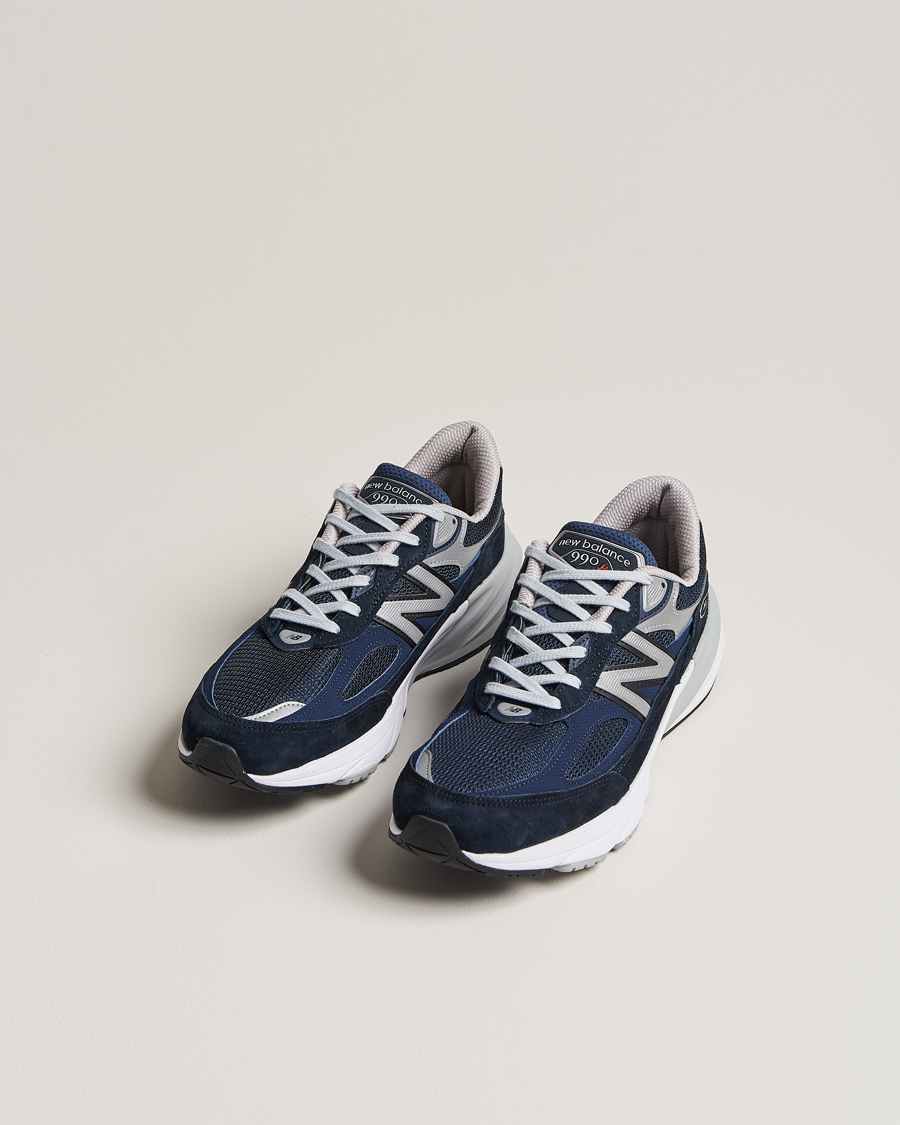 Homme | Chaussures | New Balance | Made in USA 990v6 Sneakers Navy/White