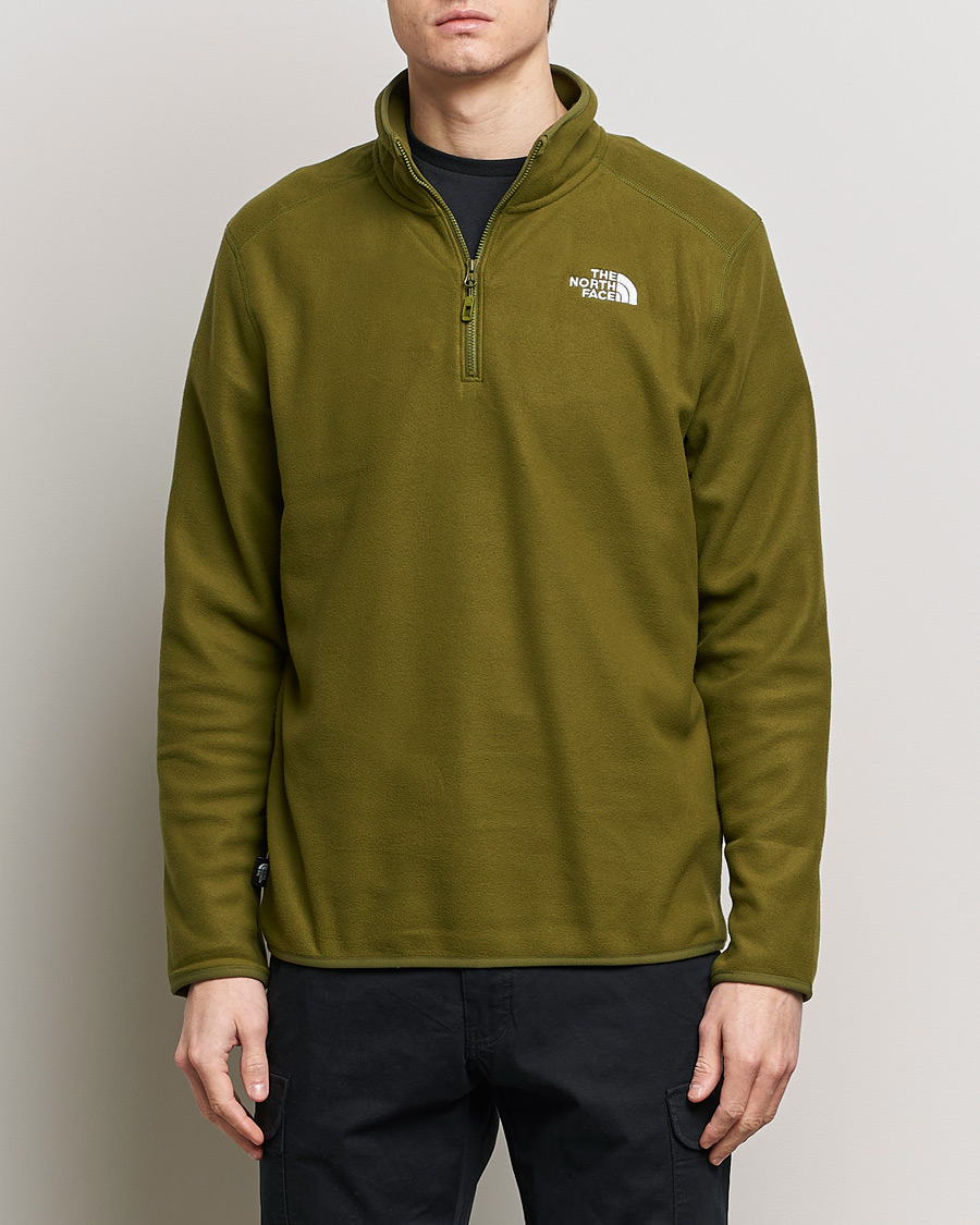 Homme | Soldes Vêtements | The North Face | Glacier 1/4 Zip Fleece New Taupe Green