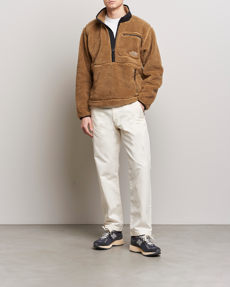 Homme | Pulls Et Tricots | The North Face | Heritage Fleece Half Zip Utility Brown