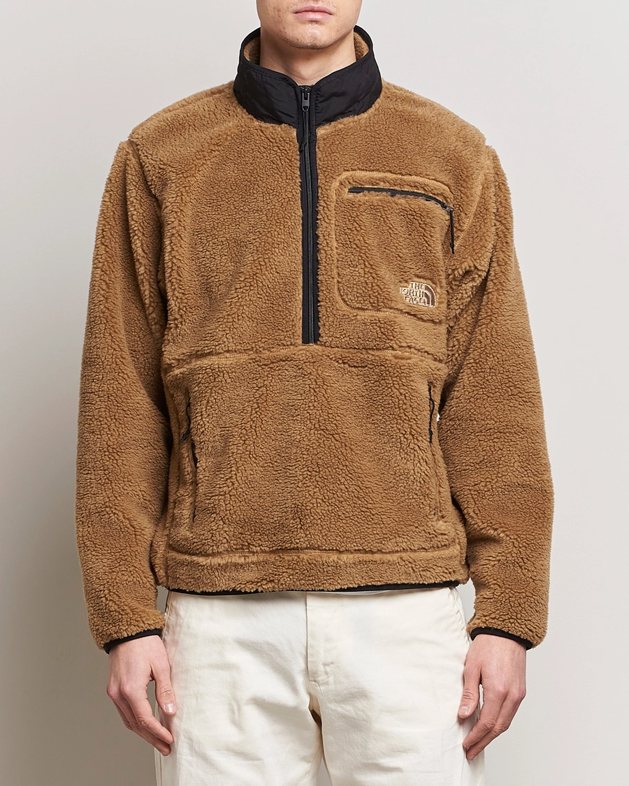 Homme | Soldes Vêtements | The North Face | Heritage Fleece Half Zip Utility Brown