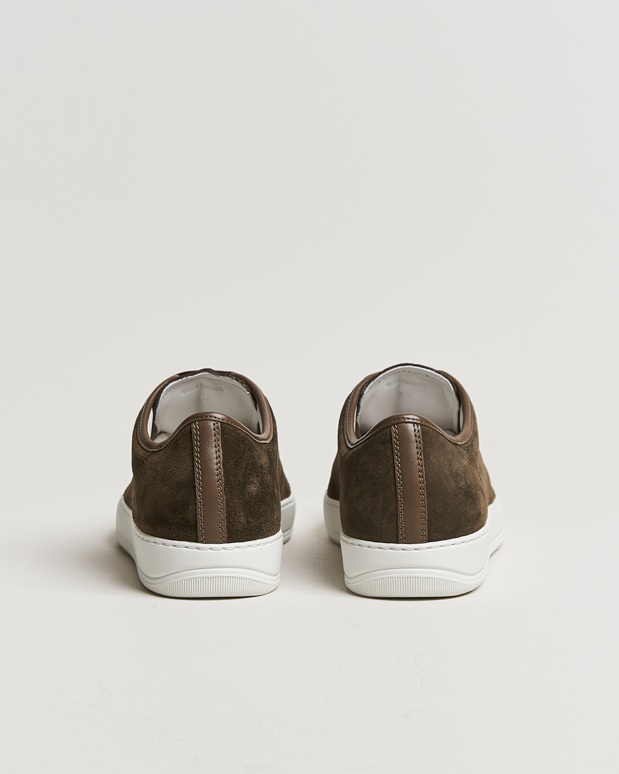 Homme | Lanvin Nappa Cap Toe Sneaker Khaki | Lanvin | Nappa Cap Toe Sneaker Khaki