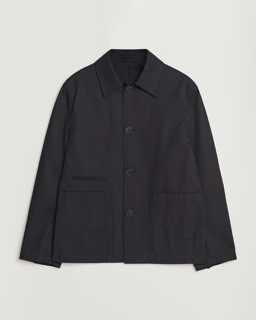 Homme | Manteaux Et Vestes | Lanvin | Cotton Work Jacket Black