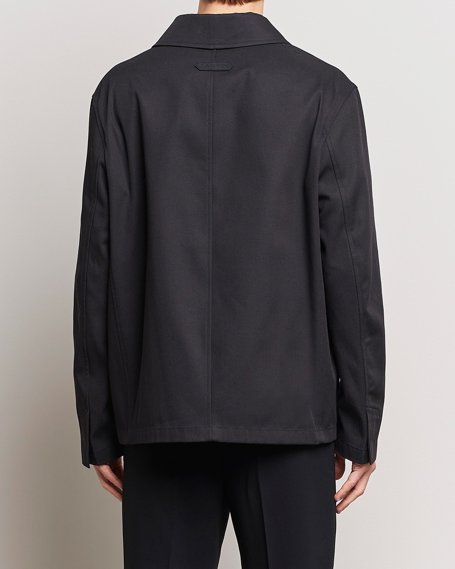 Homme | Manteaux Et Vestes | Lanvin | Cotton Work Jacket Black